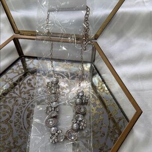 Cleo Gold Necklace with Silver Accents